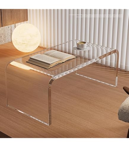 Amazon.co.jp: magihand アクリル製ローテーブル コーヒーテーブル